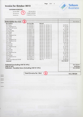 Invoice Page 3